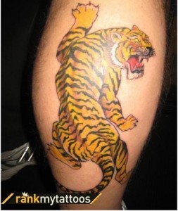 tatuaje tigre